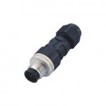 M12 Plug Male Connector,Straight,A B C D Coding